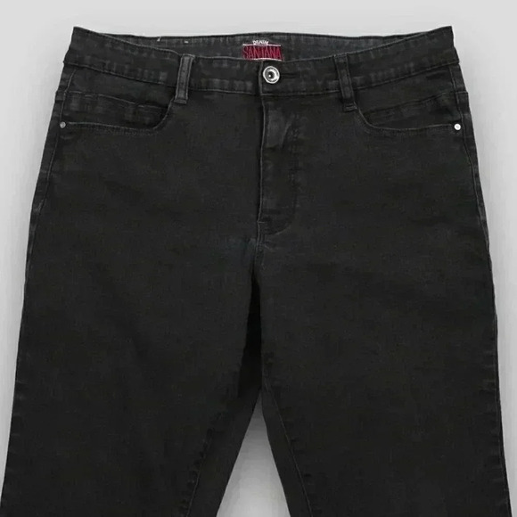 Santana black denim jean SIZE 12 - Picture 3 of 11